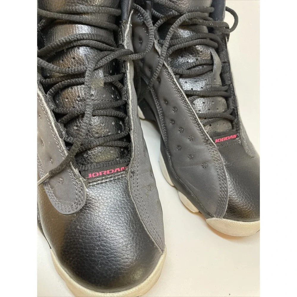 Nike Air Jordan Retro 13 GG Black/Hyper Pink Size 5.5Y / Women's 7‎ (439358-009)